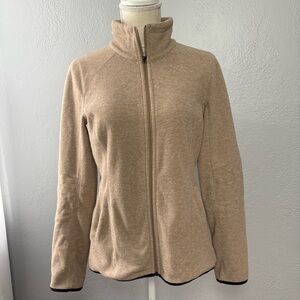 Tan Lolë Zip-Up light weight Jacket